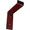 Ekena Millwork Steel Truss Shelf Bracket, Hammered Bright Red 2"W x 6"D x 6 1/4"H BKTM02X06X06TSHRE - alternate 1
